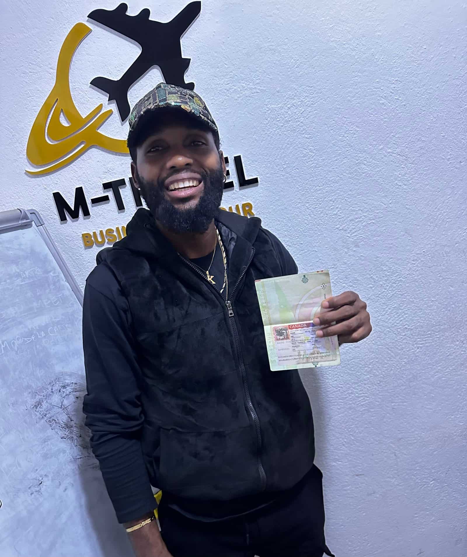 Client M-Travel ayant obtenu son visa Canada