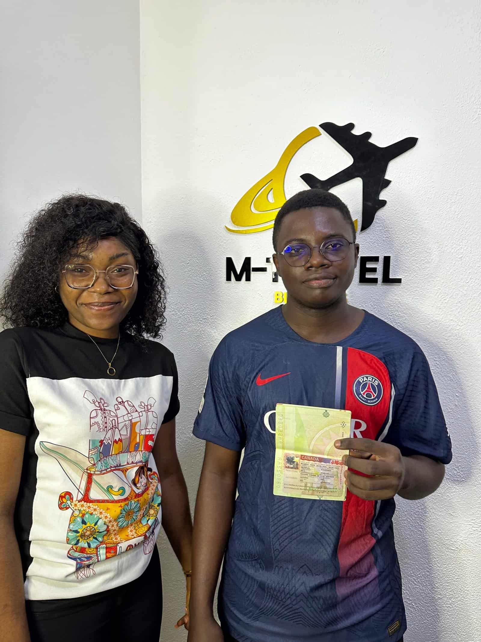 Client M-Travel ayant obtenu son visa Canada