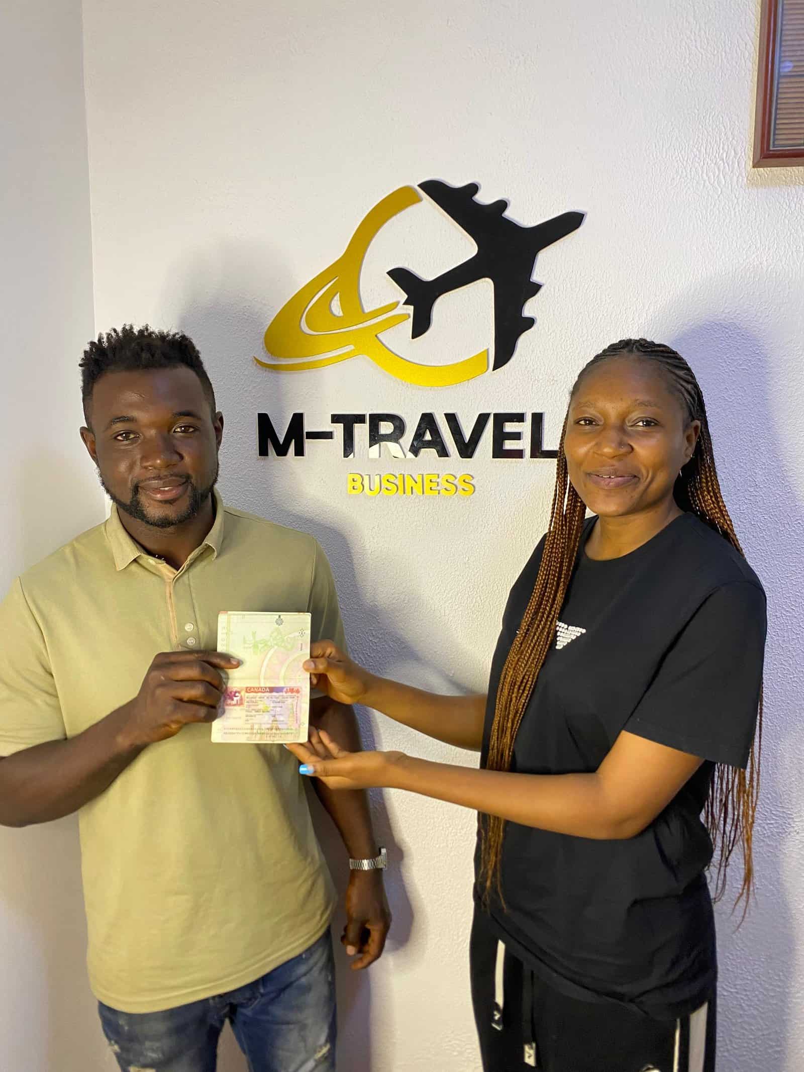 Client M-Travel ayant obtenu son visa