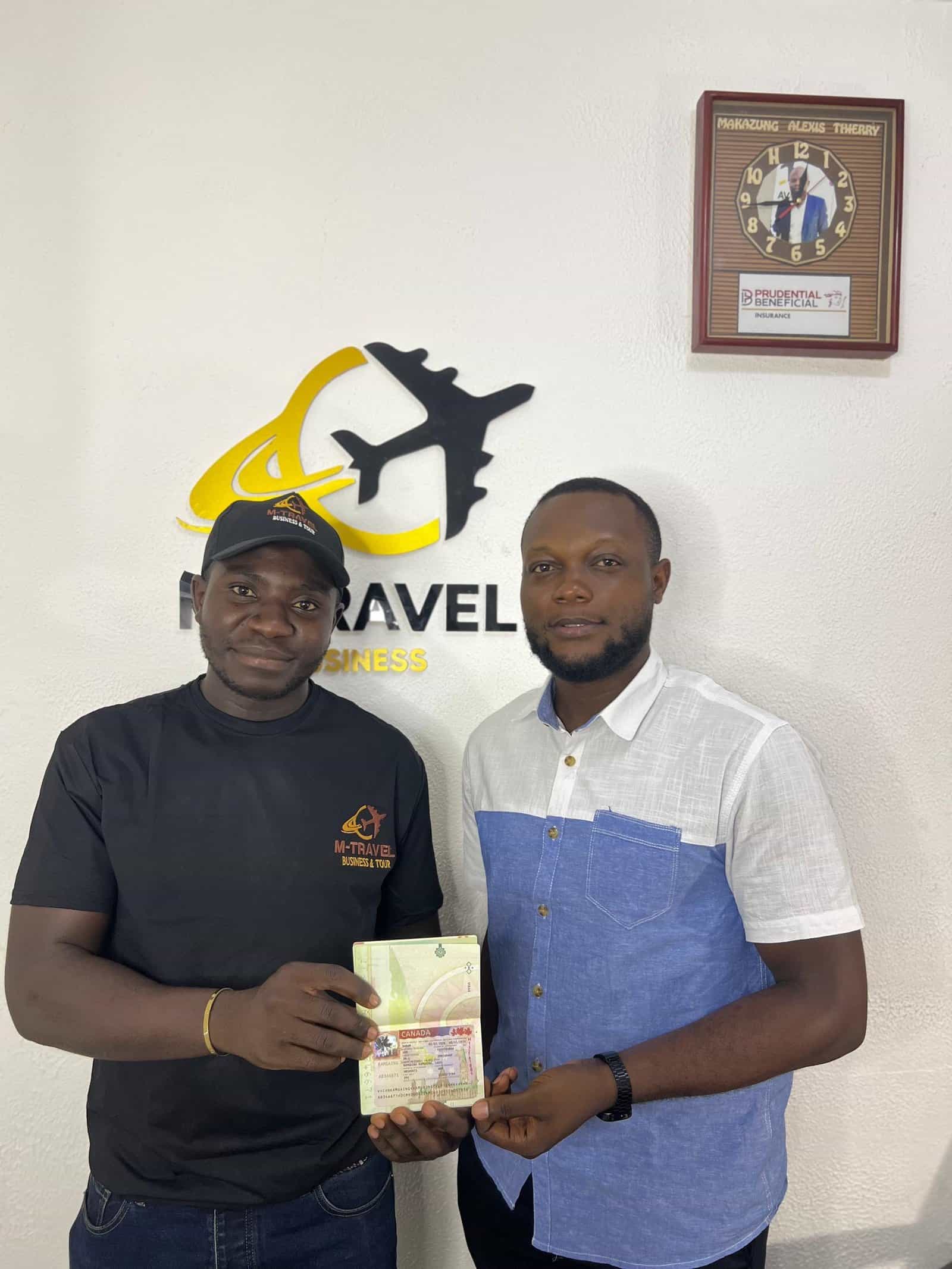 Loic Kamgaing, client M-Travel résident permanent Canada