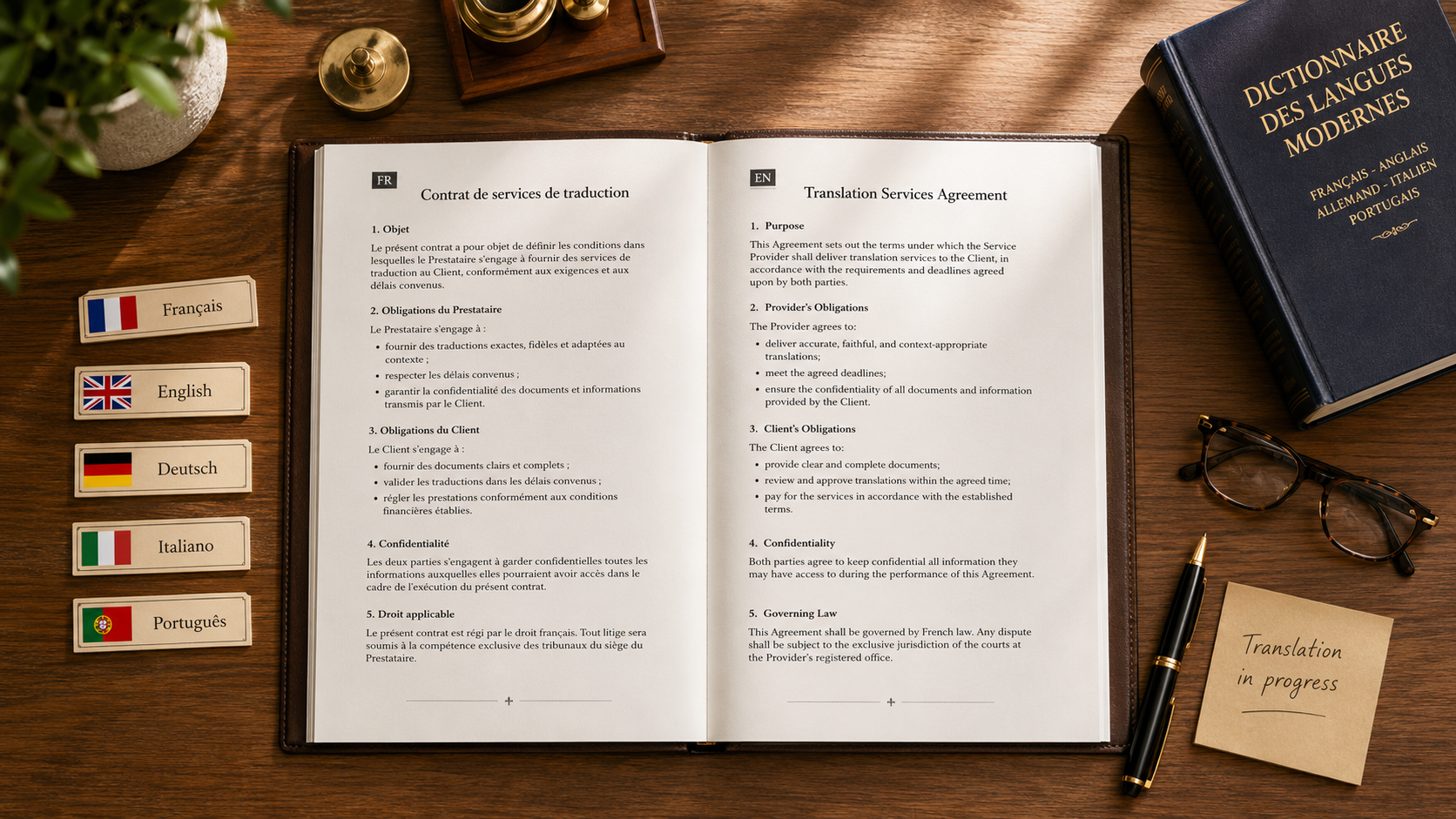Traduction français-allemand au Cameroun pour l'Ausbildung — M-Travel